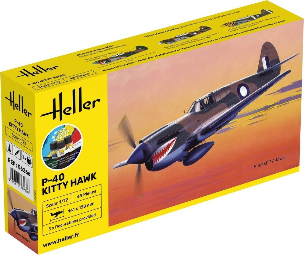 Starter Kit P-40 Kitty Hawk - 1:72