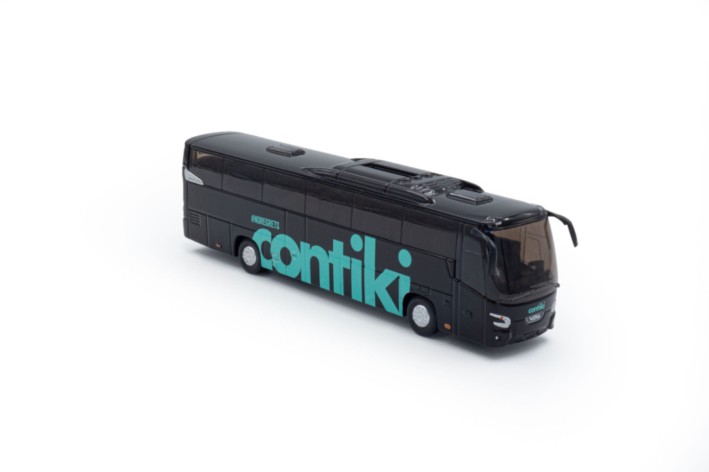 VDL Futura Contiki Zwart/Groen - 1:87