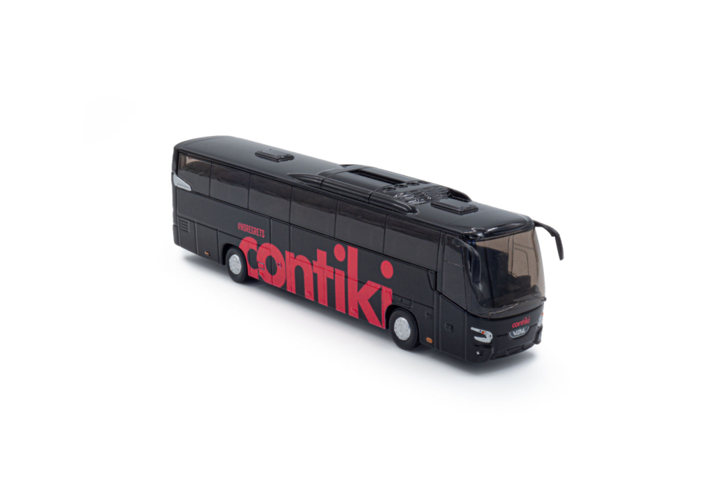 VDL Futura Contiki Zwart/Rood - 1:87