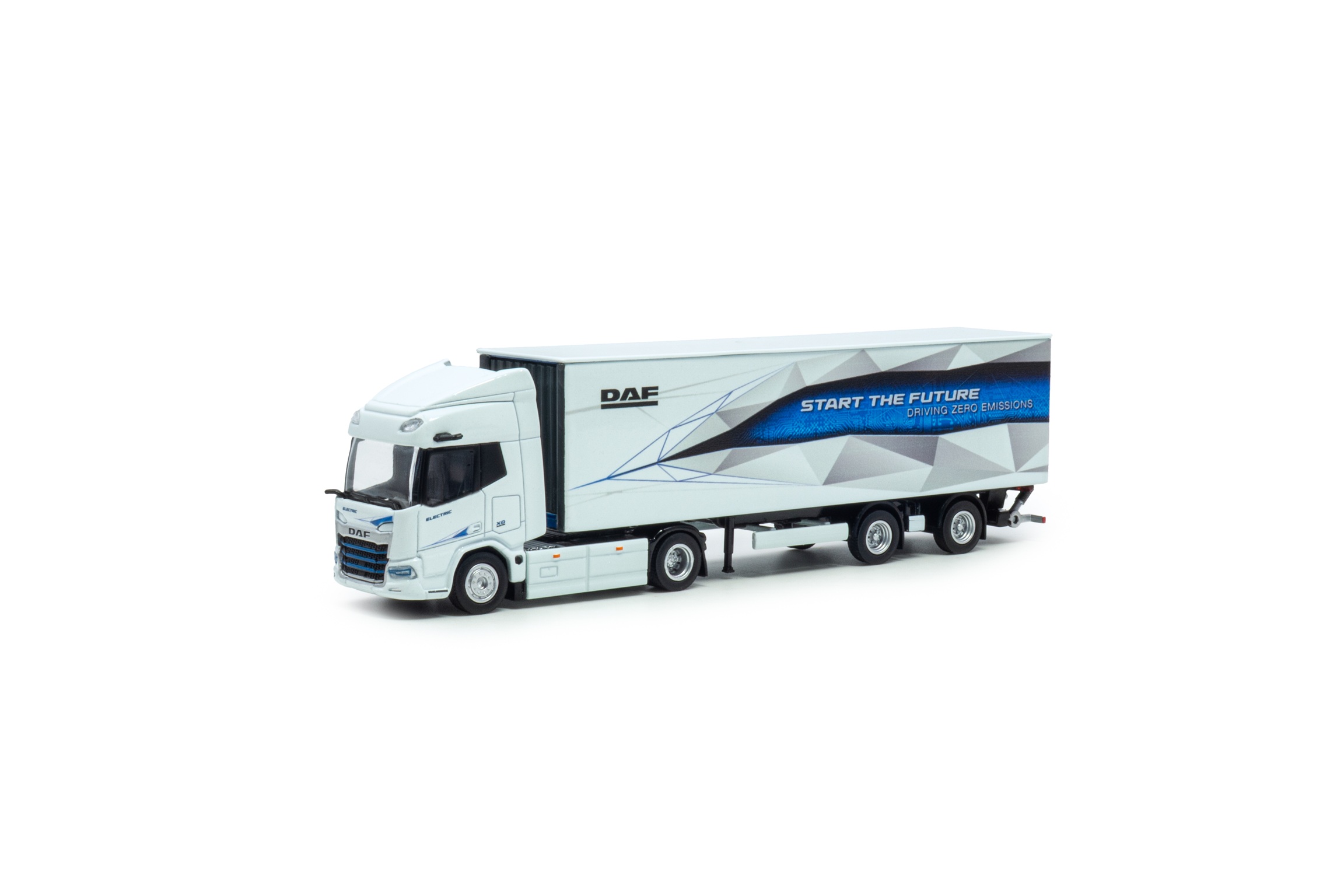 DAF XD Electric Truck with trailer Start the future - 1:87
