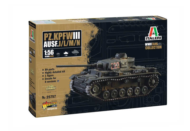 Pz.Kpfw. III Ausf. J/L/M/N - 1:56