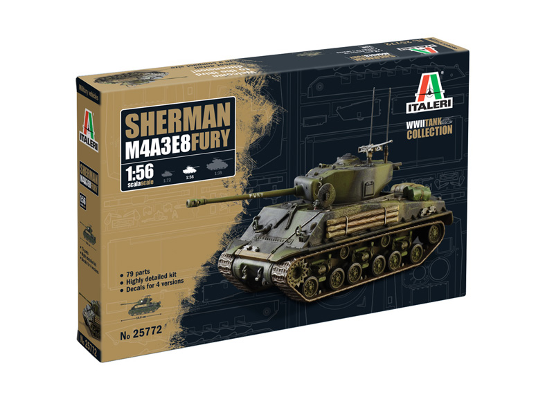M4A3E8 Sherman Fury - 1:56
