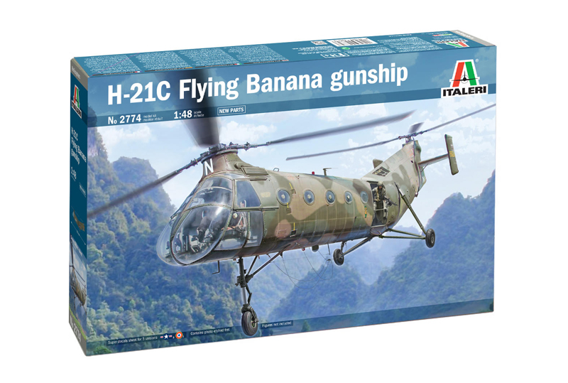 H-21C Flying Banana Gunship - 1:48