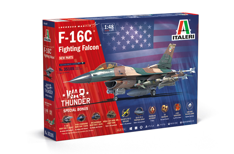 F-16C Fighting Falcon (War Thunder) - 1:48