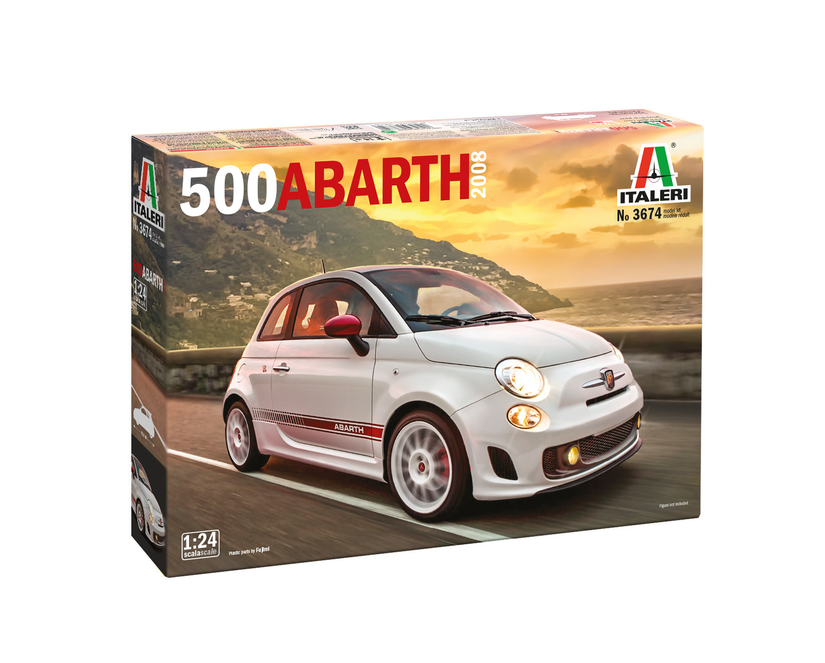 Fiat 500 Abarth 2008 - 1:24
