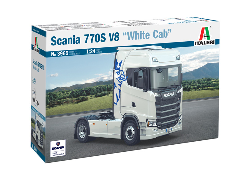 Scania S770 V8 White Cab - 1:24