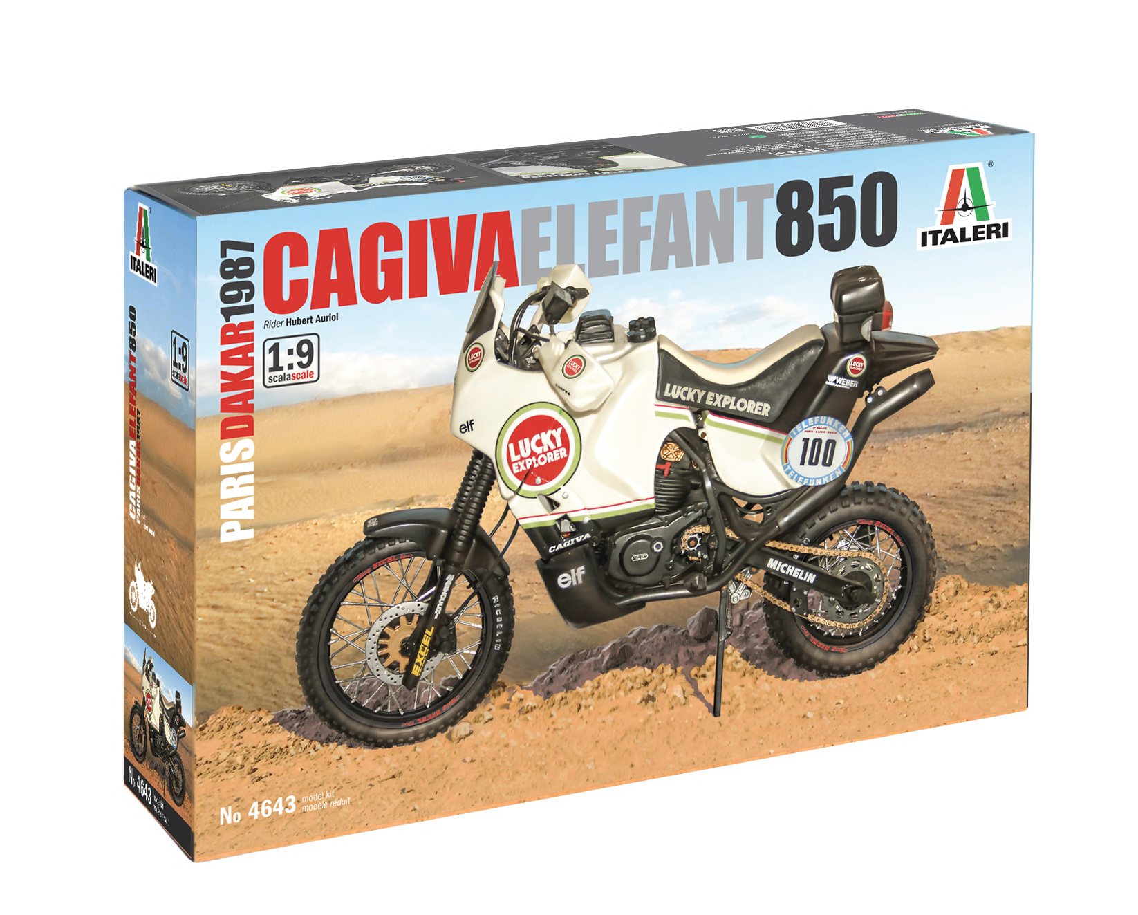 Cagiva Elephant 850 1987 Paris Dakar - 1:9