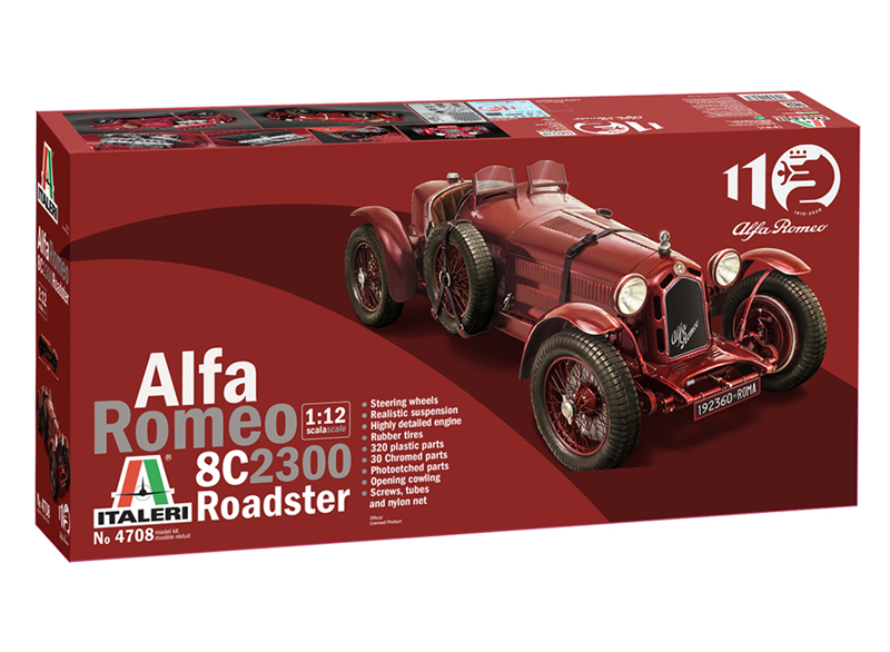 Alfa Romeo 8C 2300 Roadster 110th Anniversary - 1:12