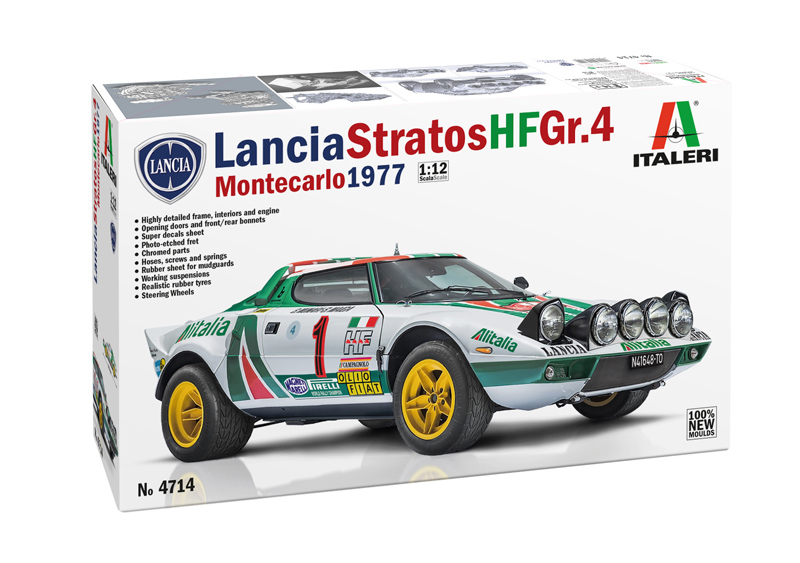 Lancia Stratos HF Gr.4 Rally Monte Carlo 1977 - 1:12