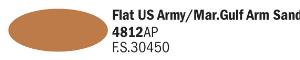 Flat US Army/Mar.Gulf Arm Sand