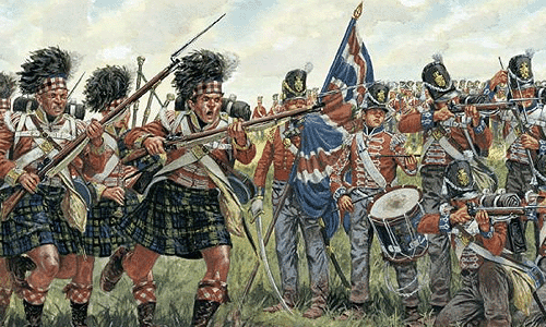British ans Scots Infantry - Napoleon Wars