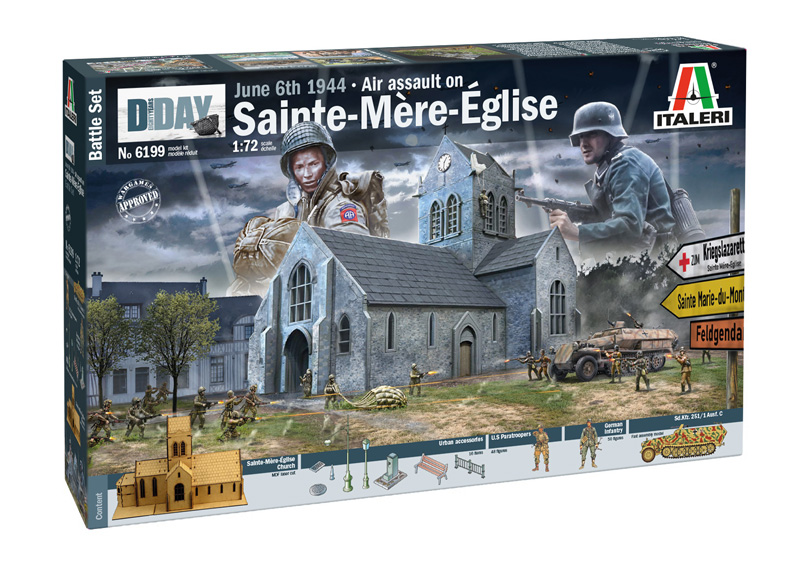 Battle of Normandy Sainte-Mere-Eglise - 1:72