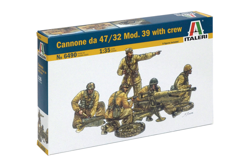 Cannone da 47/32 Mod.39 with Crew