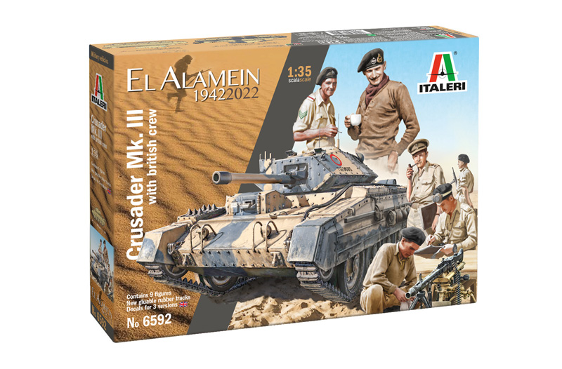 Crusader Mk.III and British Tank crew - 1:35