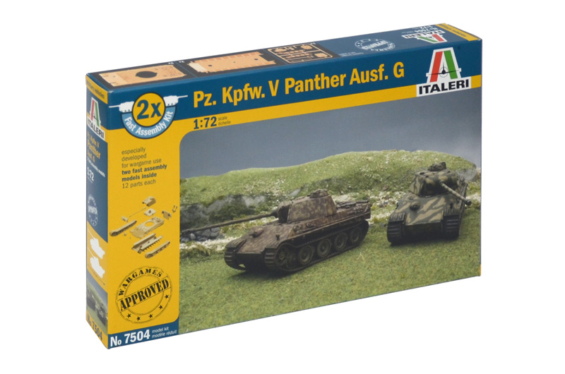 Pz.Kpfw. V Panther (2 Fast Assembly Models)