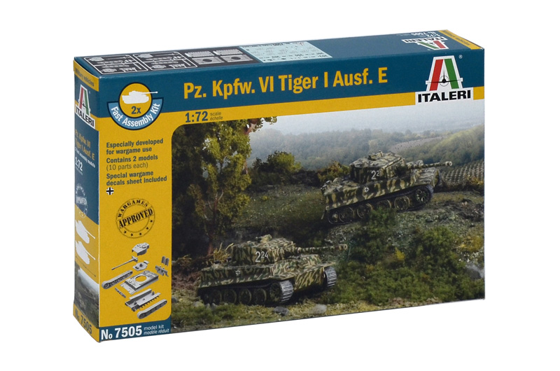 Pz.Kpfw.VI Tiger I (2 Fast Assembly Models)