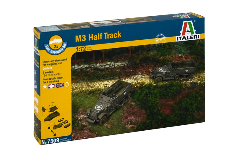 M3A1 Half Track (2 Fast assembly models)