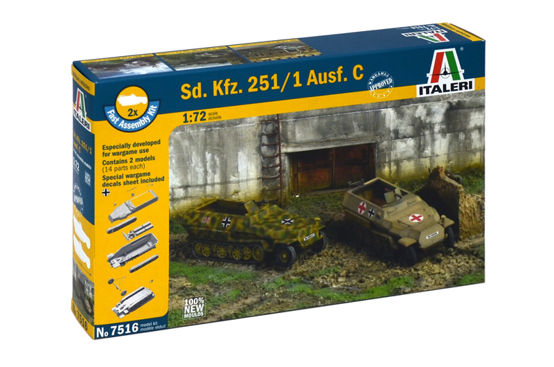 Sd.Kfz. 251/1 Ausf. D (2 Fast Assembly Models)