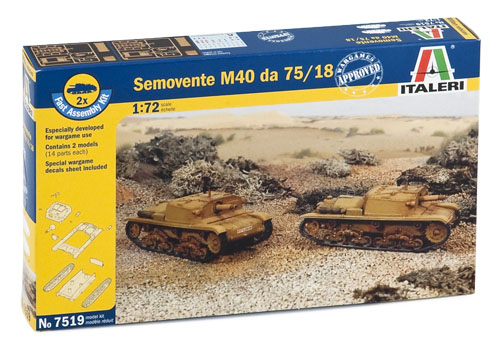 Semovente M40 da 75/18 (2 Fast Assembly Models)