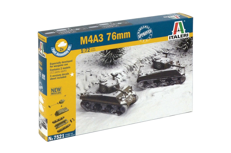 M4A3 76mm (2 Fast Assembly Models)