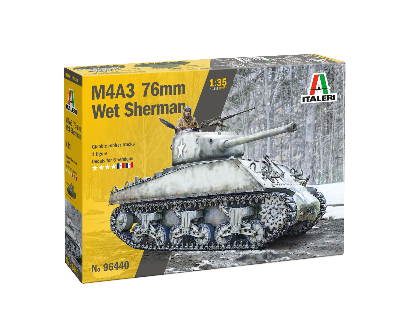 M4A3 76mm Wet Sherman - 1:35