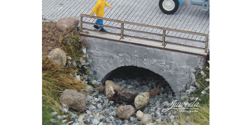 Small Bridge with Railing 3 pieces