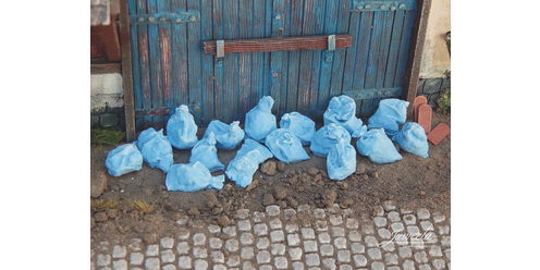 Vuilniszakken Blauw - 10 stuks