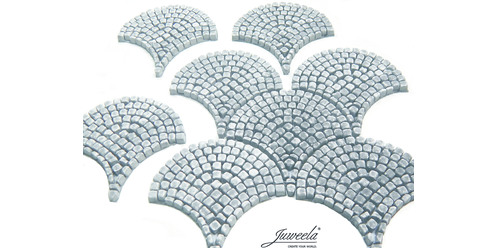 Flexyway - Cobblestone Pavers Large Roman style 8x Segment