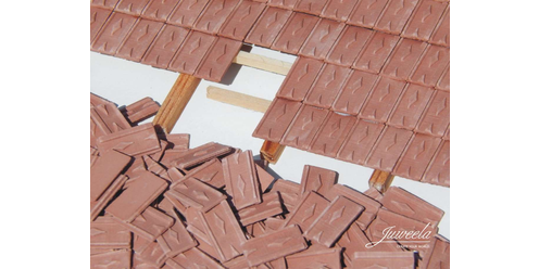 Roof Tiles Heart Style 390 pieces - 1:35