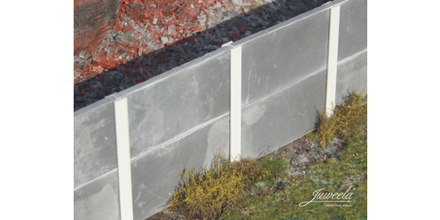Betonnen Hekwerk platen 14 stuks - 50cm