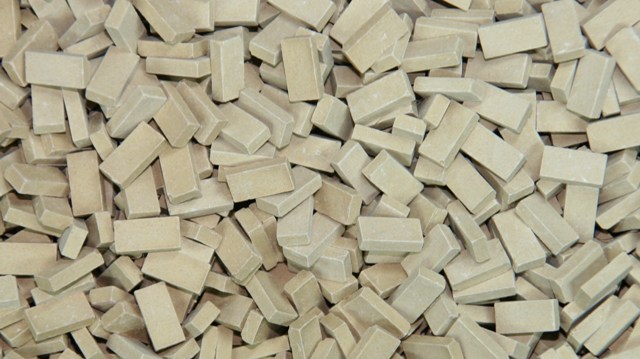 Tegel donker beige 10000 stuks