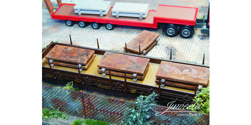 Rusty Steel Slab Load - 10 pieces