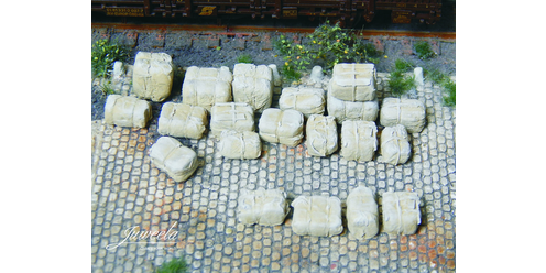 Grondstof balen Beige - 20 stuks