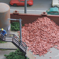 Baksteen donker rood 3000 stuks