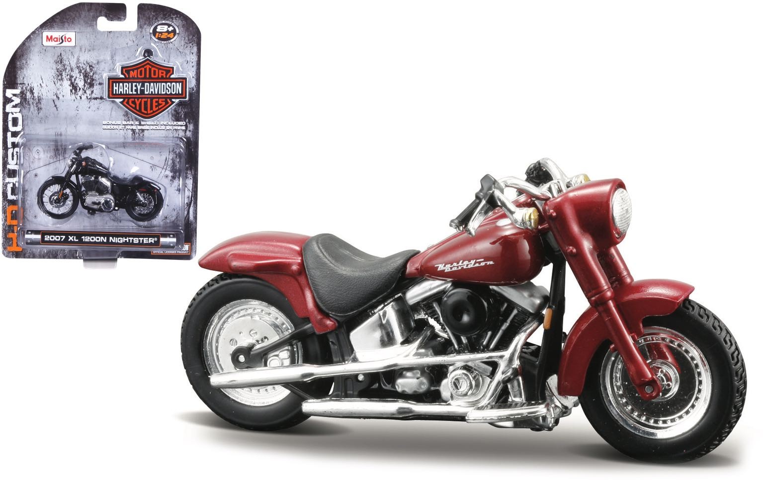 Harley-Davidson FLSTF Street Stalker 2000 Rood