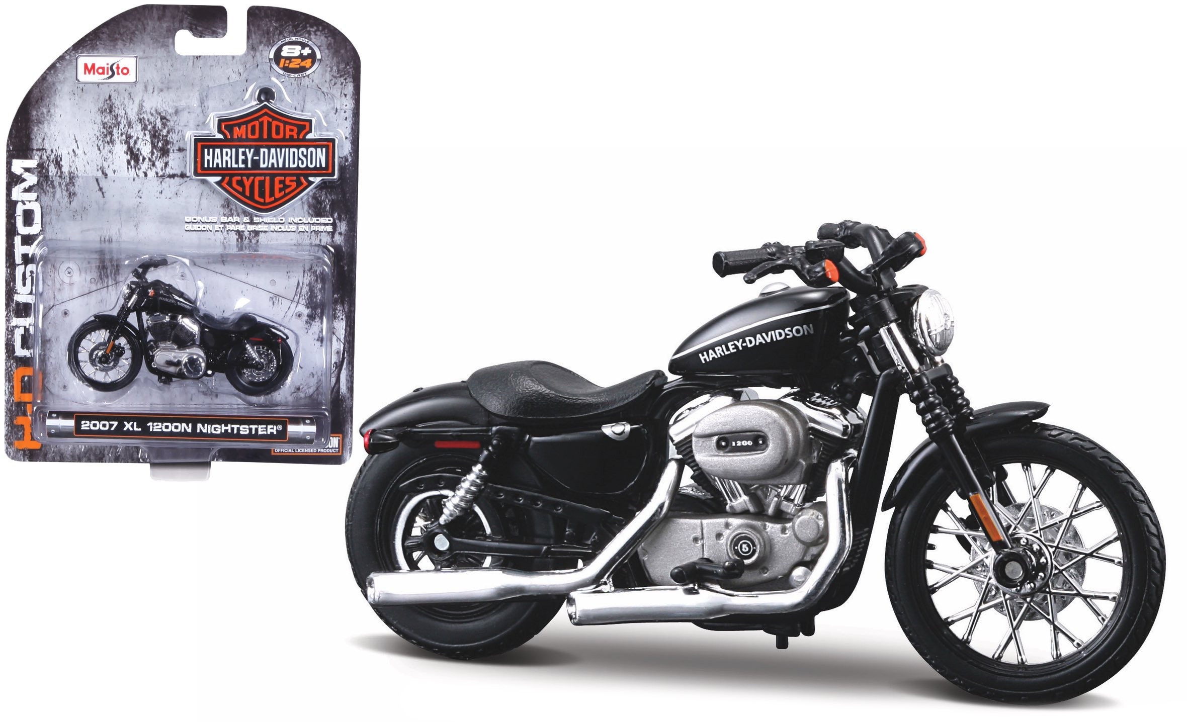 Harley-Davidson XL 1200N Nightster 2007 Zwart