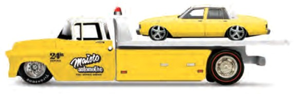 Chevrolet Flatbed 1957 + Chevrolet Caprice 1987