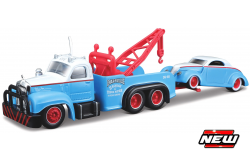 Mack B-61 1953 + Ford 1937 Blue/White - 1:64