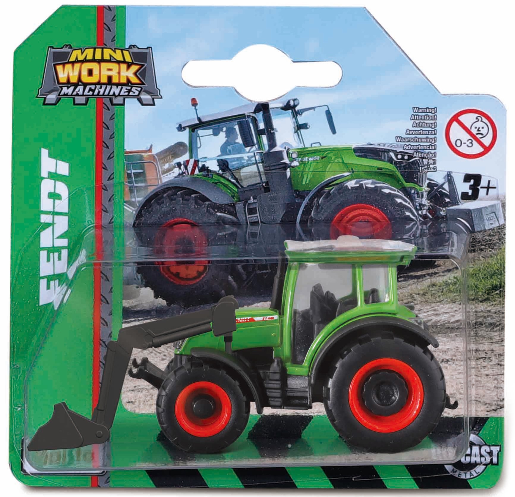 Fendt 209 Tractor met Voorlader