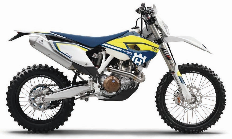 Husqvarna FE 501 Blauw/Wit/Geel