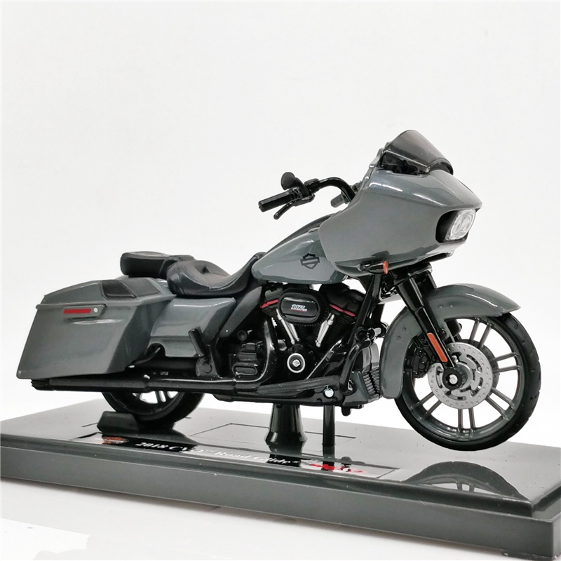 Harley-Davidson CVO Road Glide 2018 Lichtgrijs/Zwart - 1:18