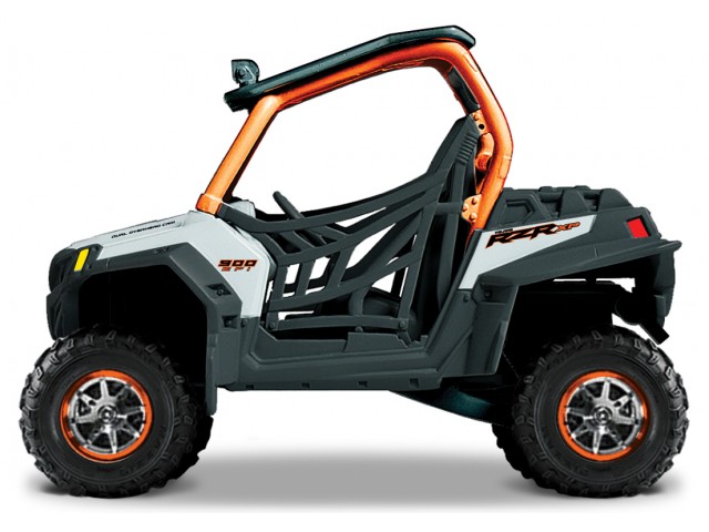 Polaris RZR900 ROHV Wit/Oranje/Grijs