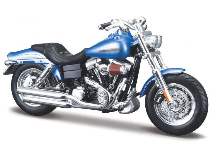 Harley-Davidson FXDFSE CVO Fat Bob 2009 Blauw Metallic - 1:18