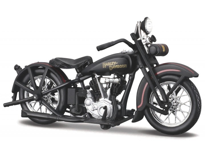 Harley-Davidson JDH Twin Cam 1928 Zwart - 1:18