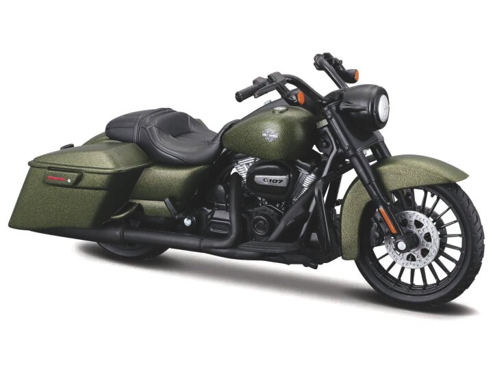 Harley-Davidson Road King Special 2022 Olijfgroen - 1:18