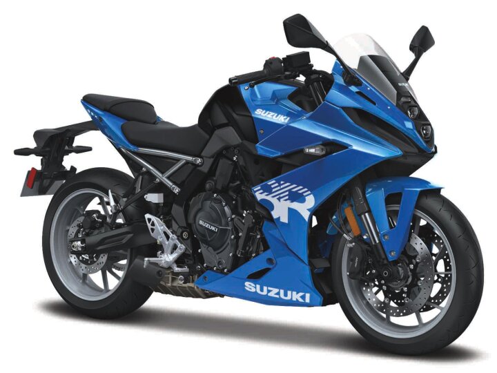Suzuki GSX-8R 2024 Blauw - 1:18