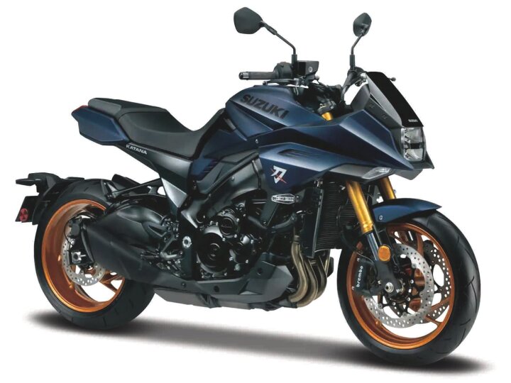 Suzuki Katana 2024 Donkerblauw - 1:18