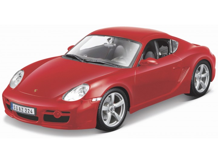 Porsche Cayman S Rood - 1:18