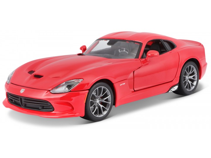 Dodge Viper SRT GTS 2013 Rood - 1:18