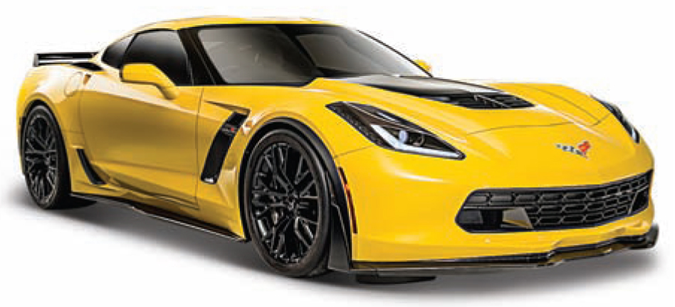 Chevrolet Corvette Z06 2015 Geel